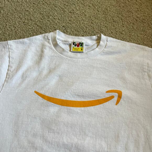 Authentic Bape x Amazon Tee White M - Picture 4 of 7